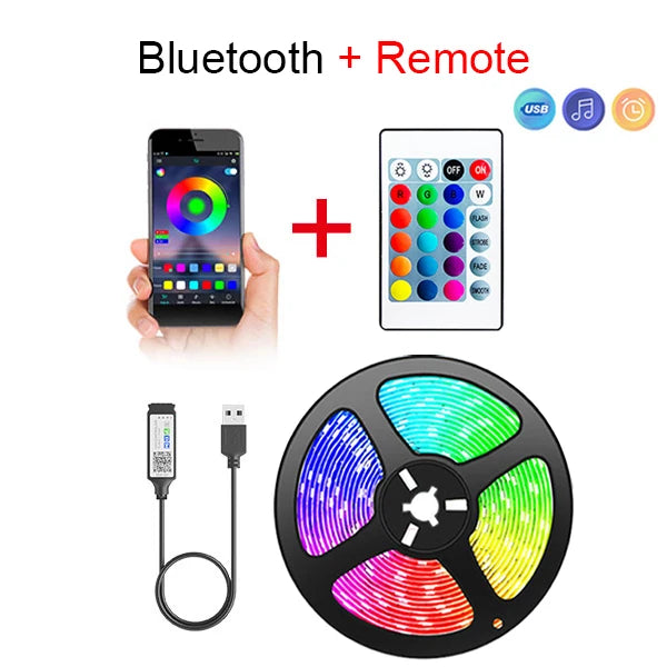 USB LED TV backlight with app control for colourful ambient lighting