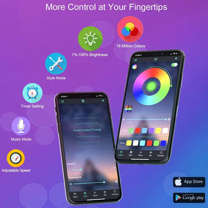 USB LED TV backlight with app control for colourful ambient lighting