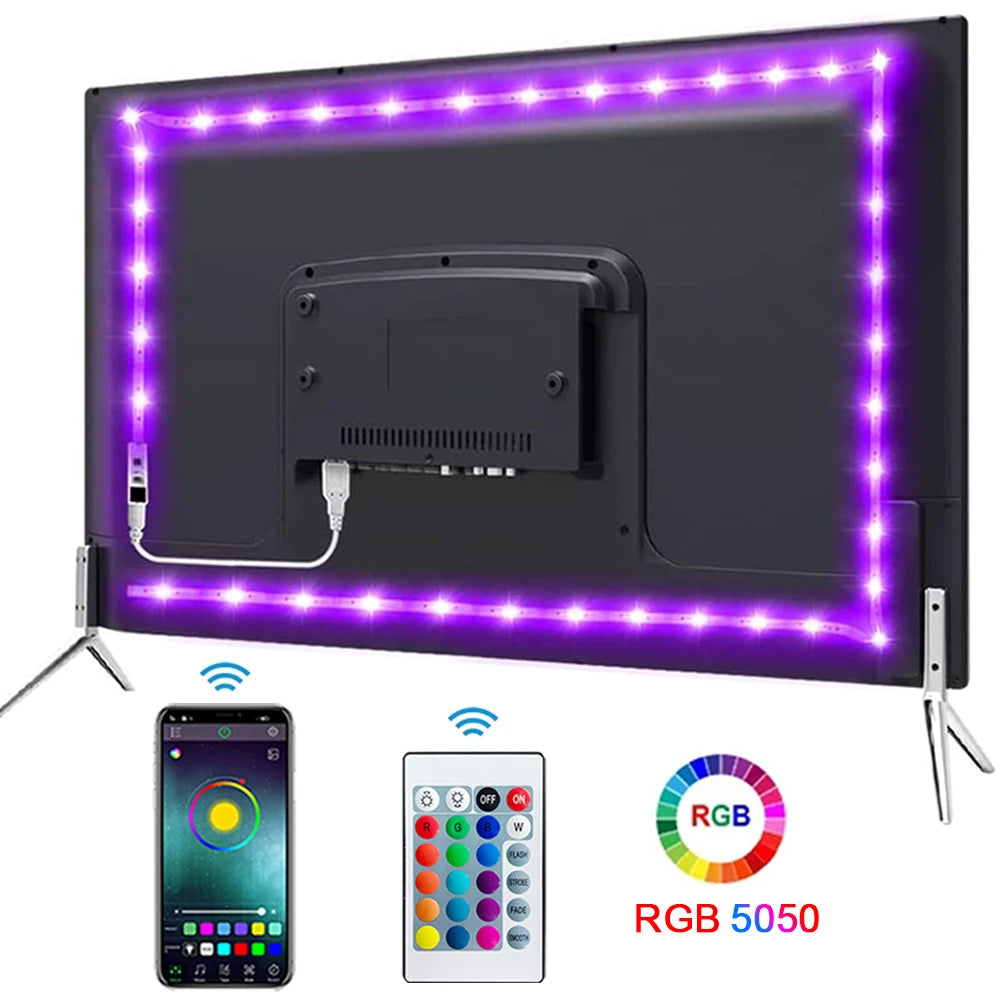 USB LED TV backlight with app control for colourful ambient lighting
